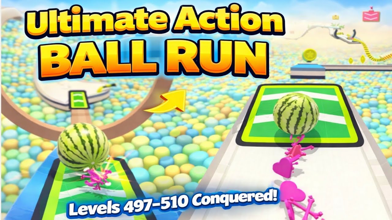 Ultimate Action Ball Run: Levels 497–510 Conquered