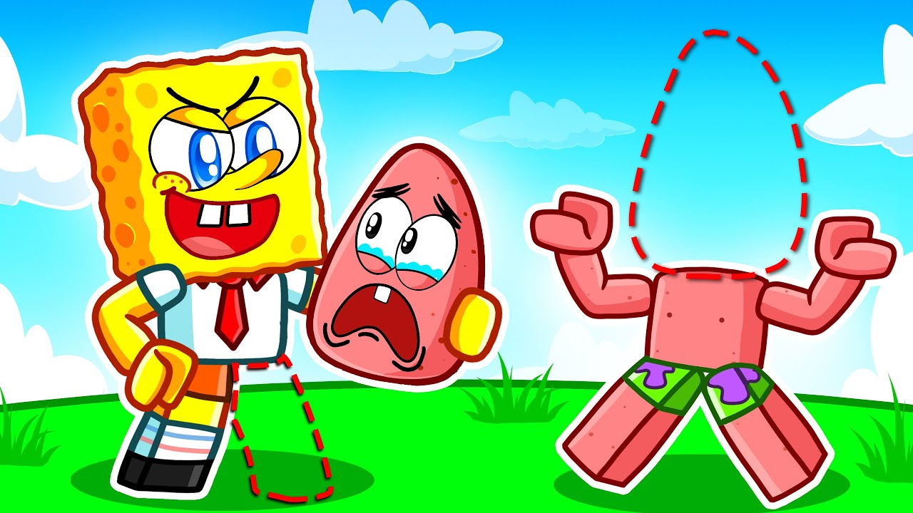ROBLOX STEAL BODY PARTS with Spongebob & Patrick!