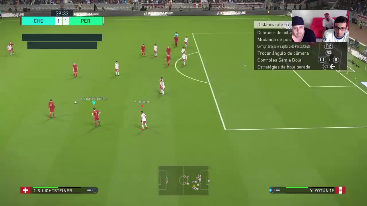 PES WORLD CUP FFDVMS - SUI&Ccedil;A (Yuri Morais) X (Rafael) PERU