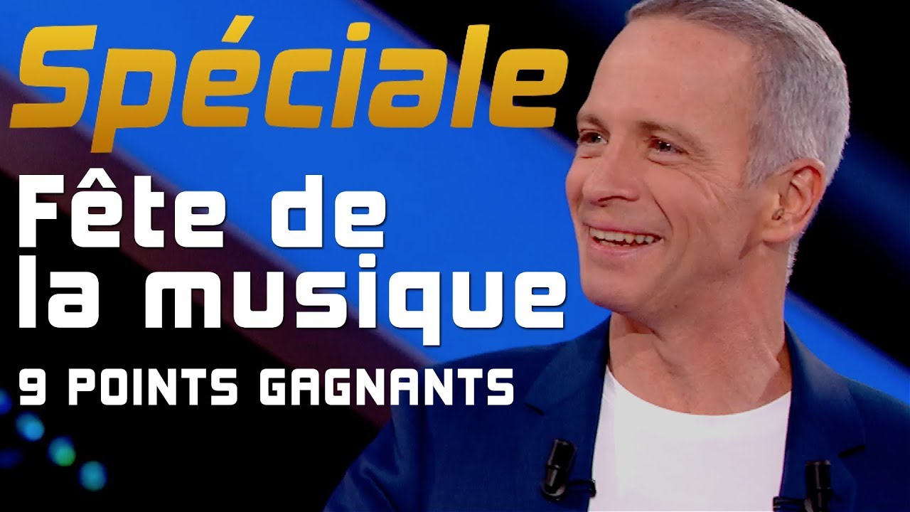 SPECIALE FETE DE LA MUSIQUE  - Neuf points gagnants  - 21/06/2019