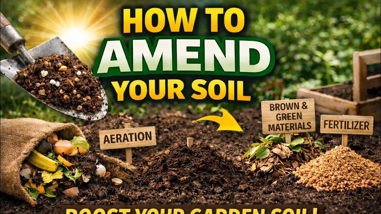How to Amend Your Garden Soil this Winter ❄️🌱