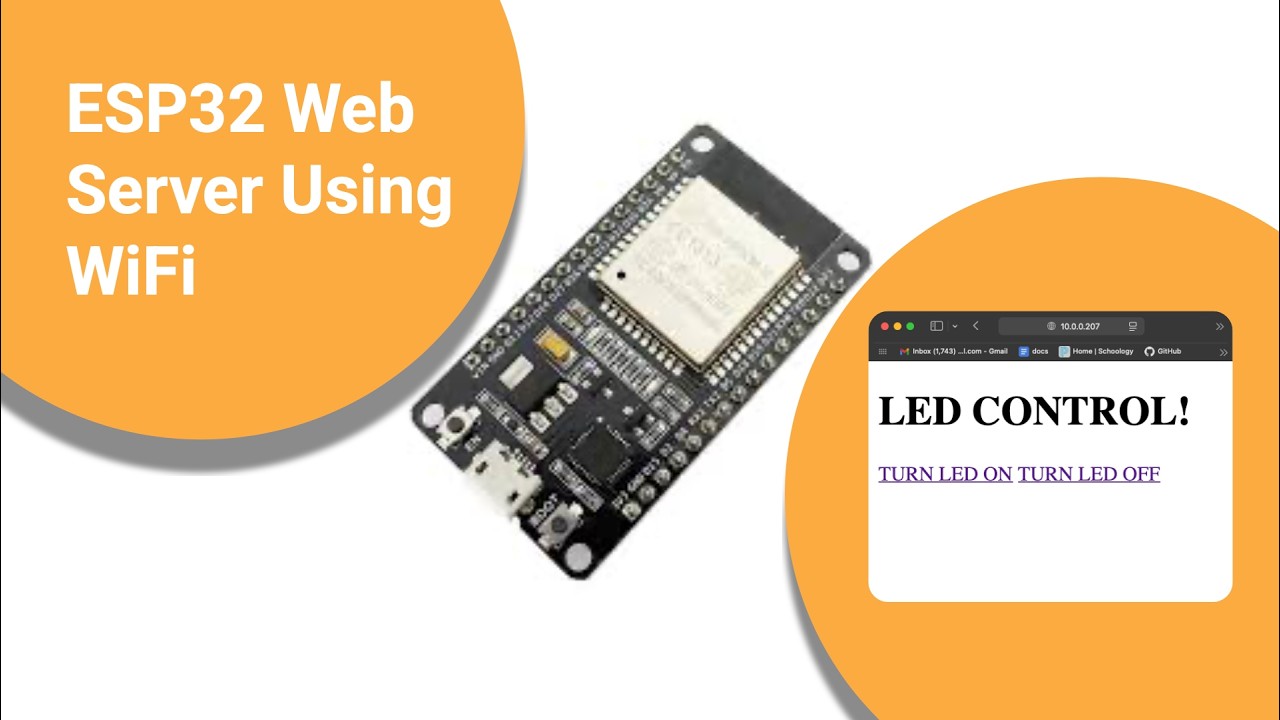 Use WiFi to make an ESP32 HTTP Web Server!