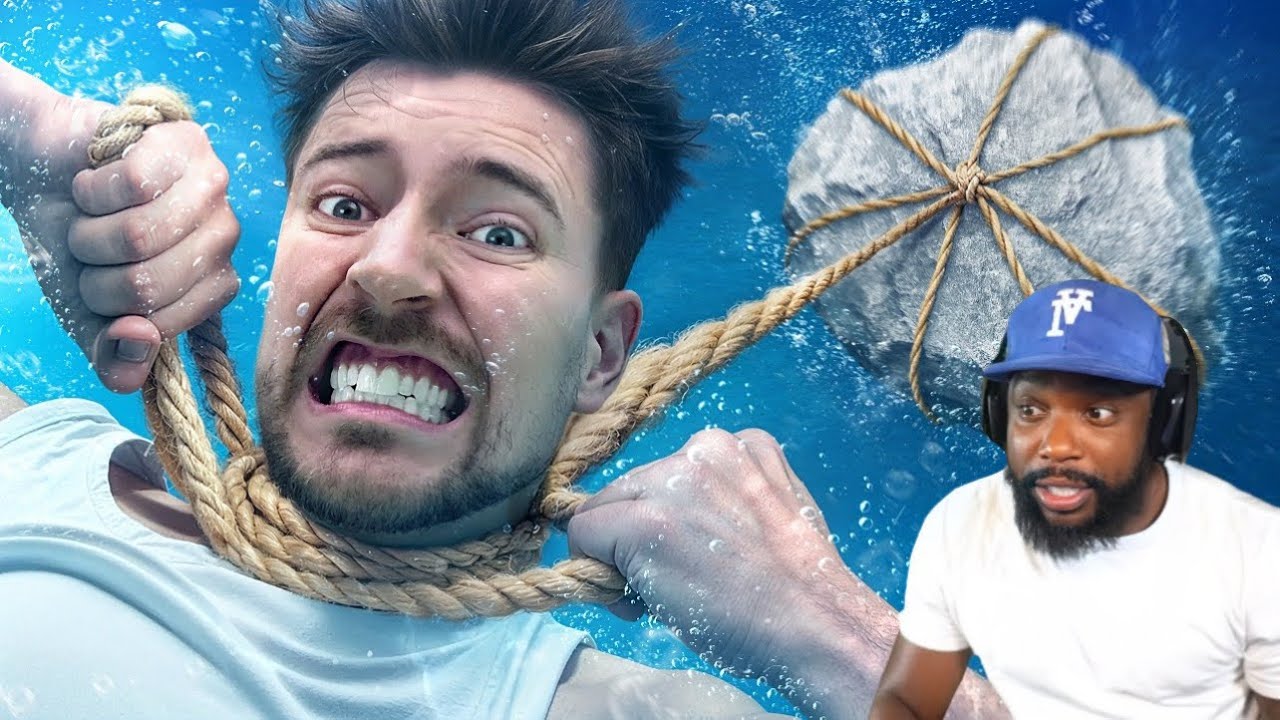 Reacting To MrBeast Would You Risk Drowning for $500,000?