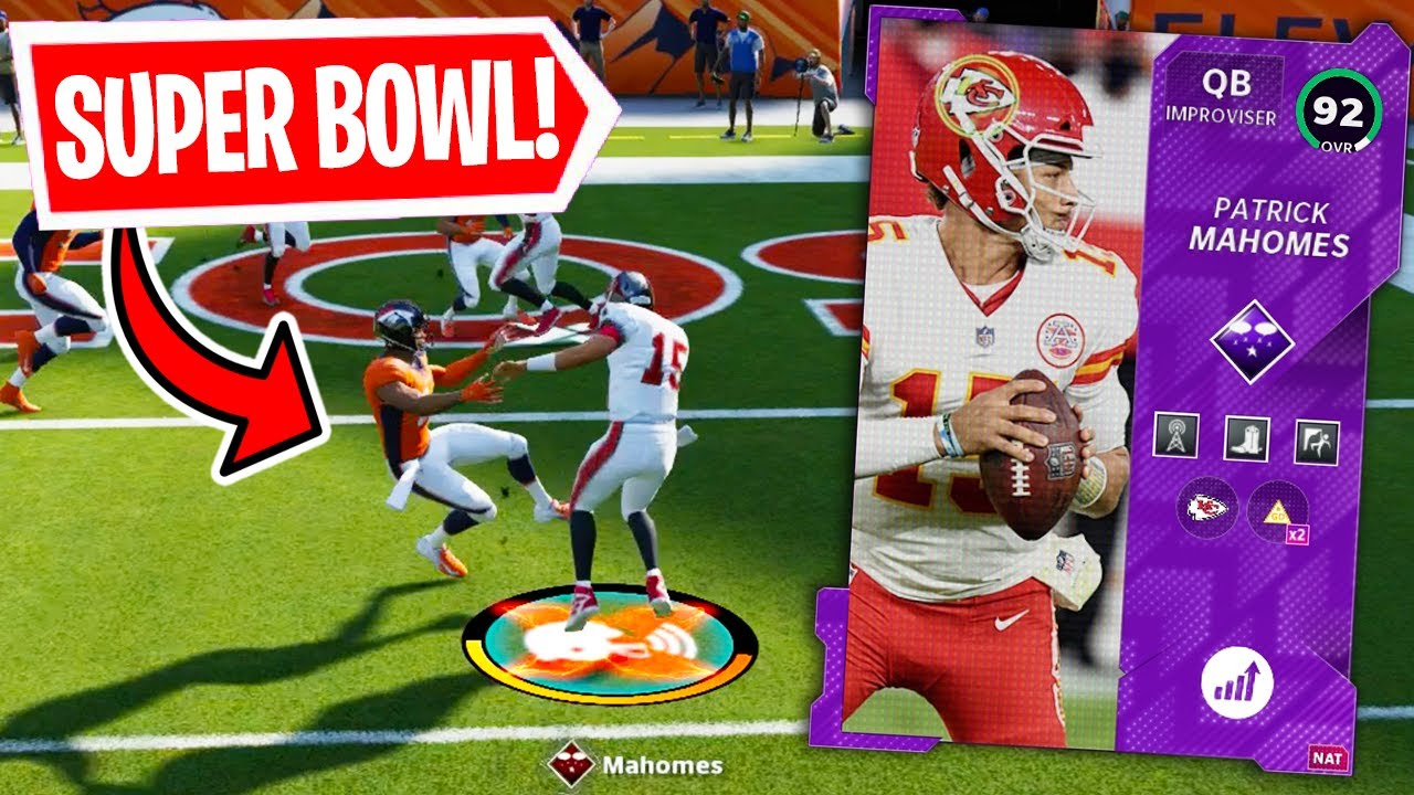 SUPER BOWL! PATRICK MAHOMES THROWING DOTS! Madden 21 Ultimate Team