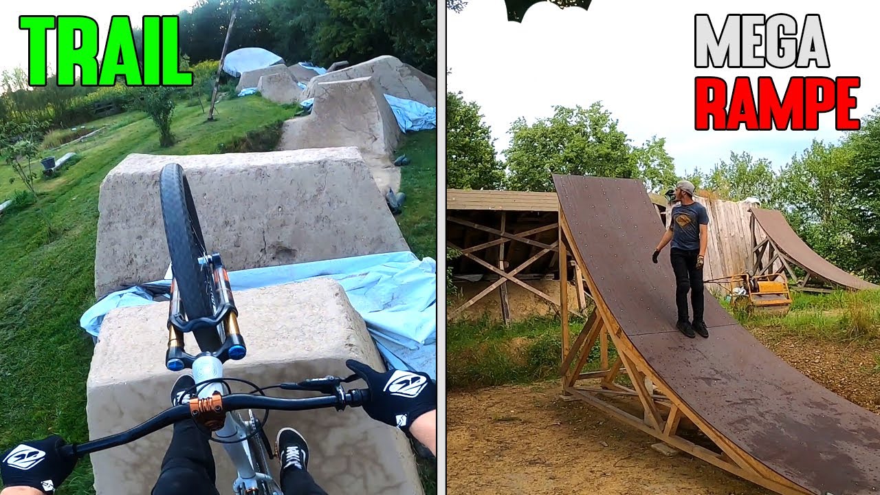 LE MEILLEUR TERRAIN QUE J'AI JAMAIS ROULÉ !! TRAIL, MÉGA RAMPE ET DOUBLE BACKFLIP !!