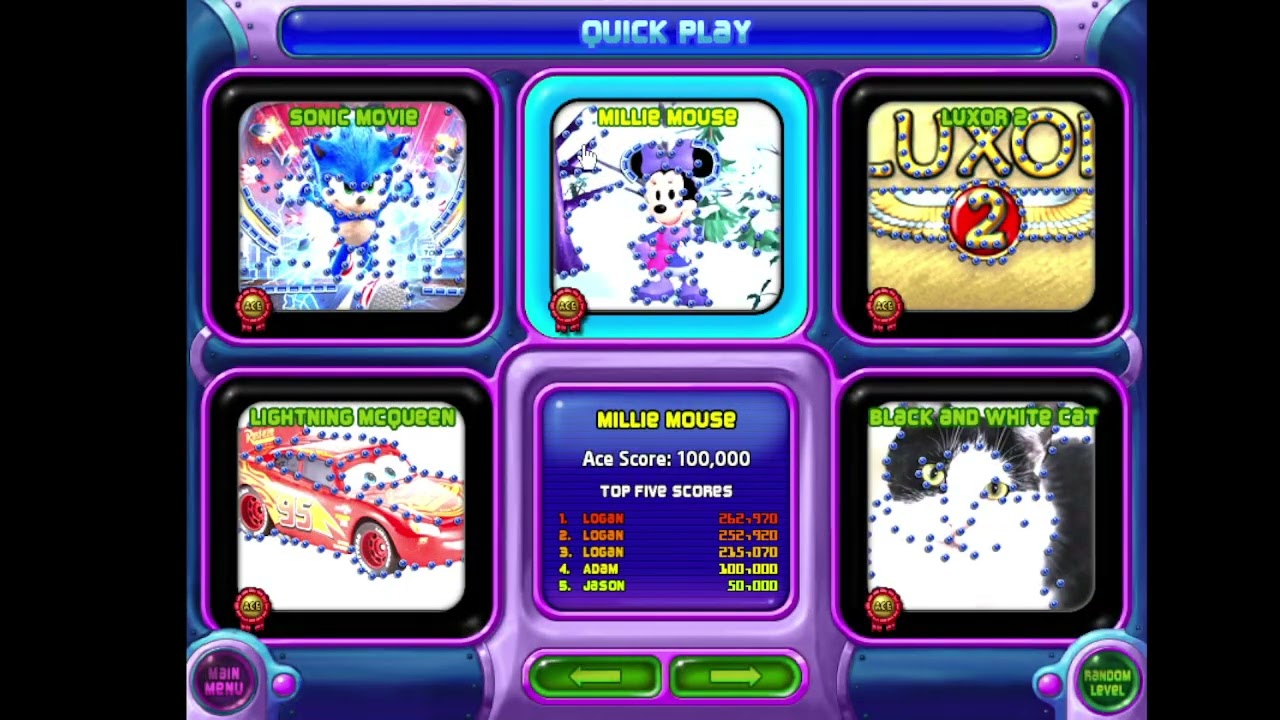 Peggle Nights Logan's Custom Levels