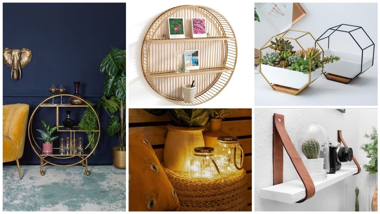 رفوف عصرية راقية اصنعيها بنفسك بأقل تكلفة أفكار بسيطة #diy#deco#etagère design