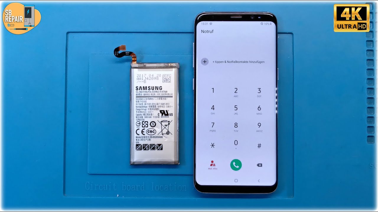 Samsung Galaxy S8 Battery replacement