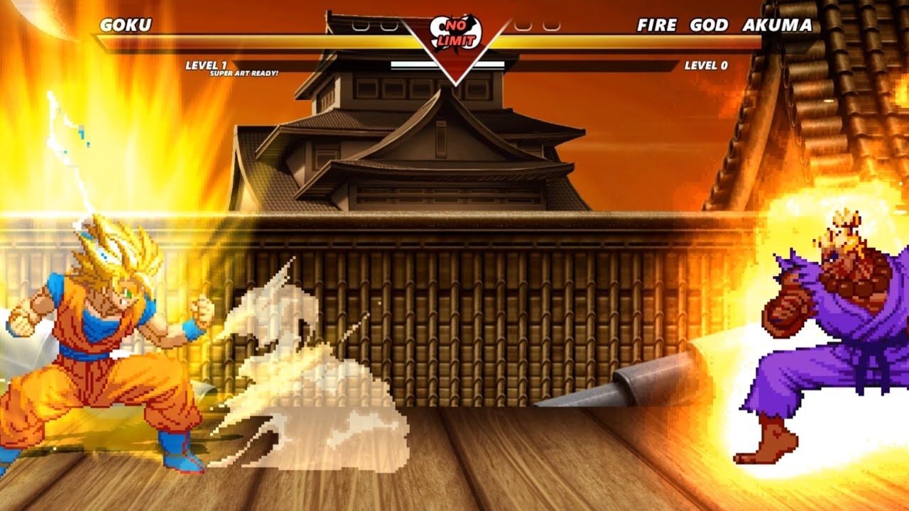GOKU vs FIRE GOD AKUMA - The most epic fight ever made !