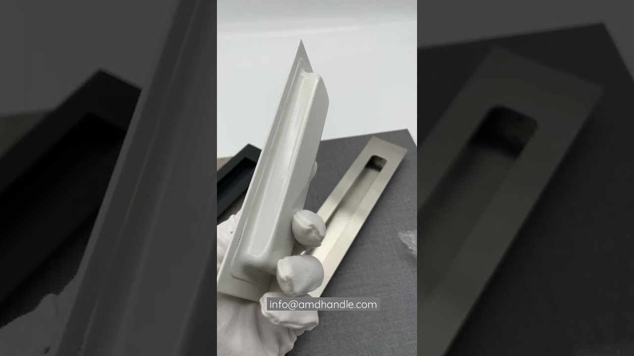 MATT WHITE STAINLESS STEEL SLIDING DOOR HANDLES ||Concealed Cabinet Pulls MANUFACTURER