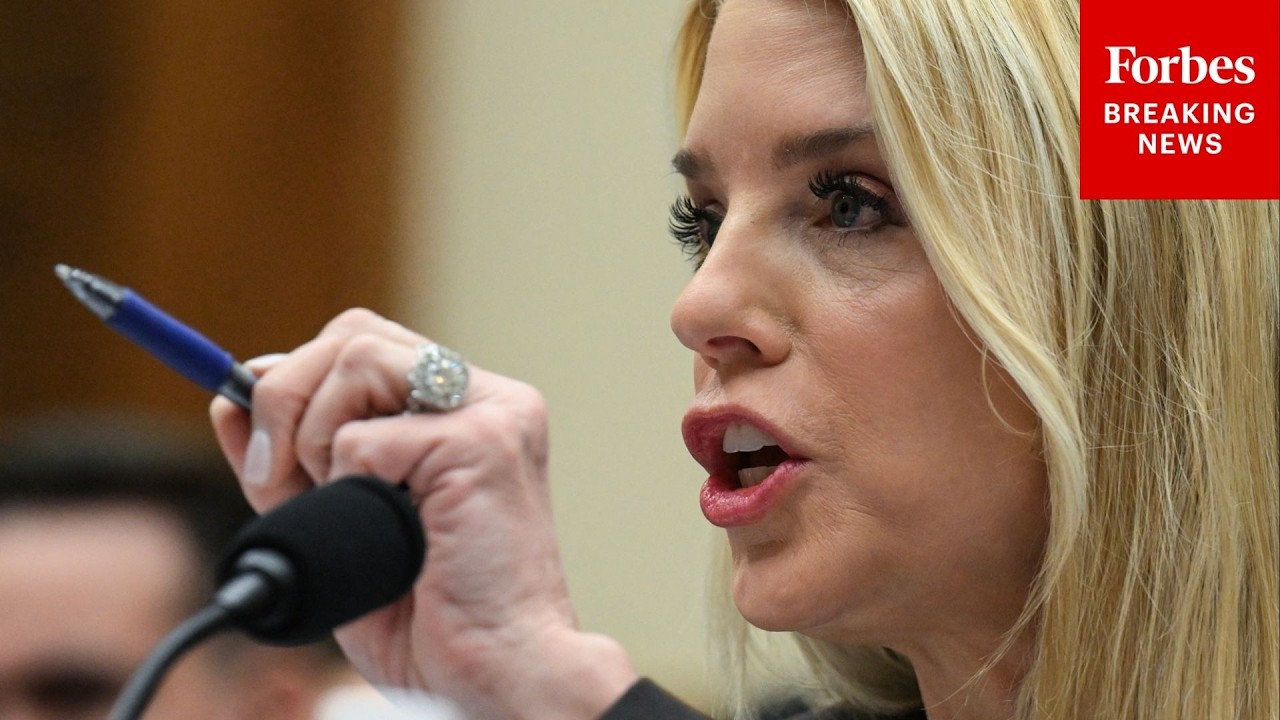 Pam Bondi Accuses Democrats Of 'Deflecting' From Crime In Their States By Asking About Epstein Files