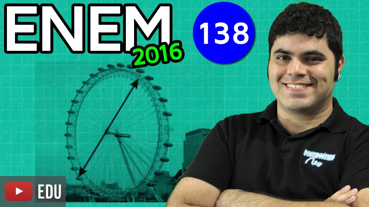 ENEM 2016 Matemática #03 - Unidades de Medida na London Eye e Cálculos Aproximados (dica matadora)