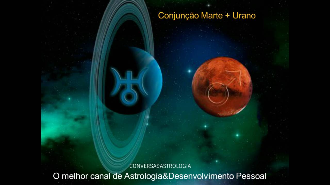Conjunção Marte  ♂ + ♅  Urano