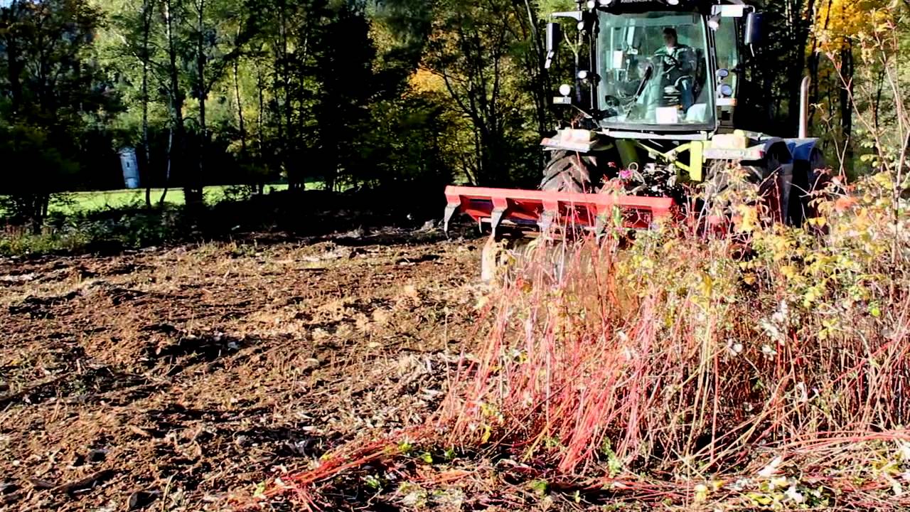 Forstmulchen mit AHWI FM 700 Profi und Claas Xerion 3800