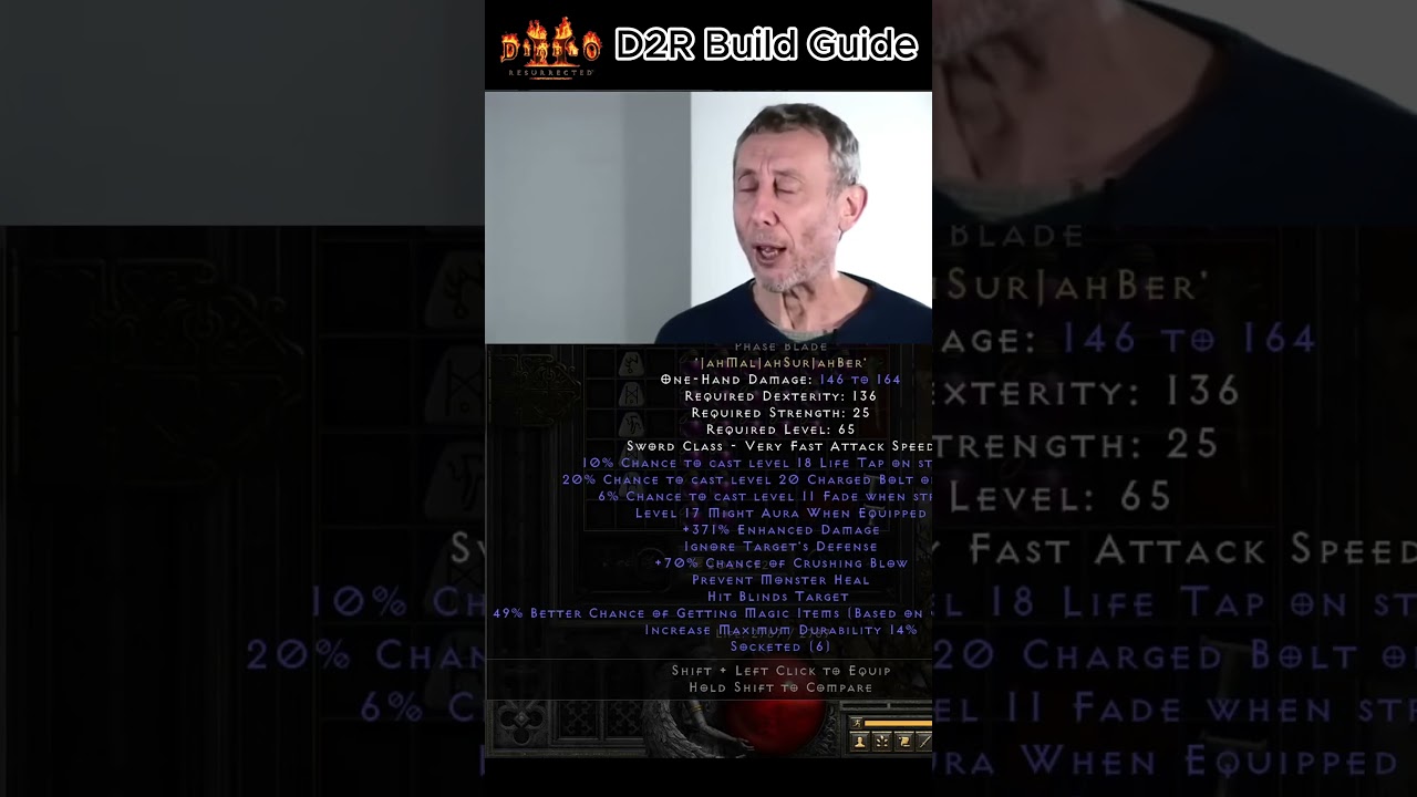 Last Wish Rune Word Pefect 70% Chance of Crushing Blow  #diablo2resurrected #diablo2 #games