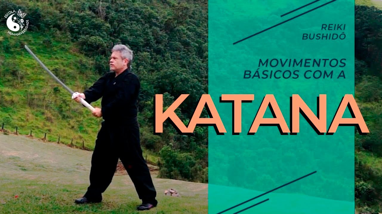 Movimentos básicos com a Katana (com narração - estude e pratique)