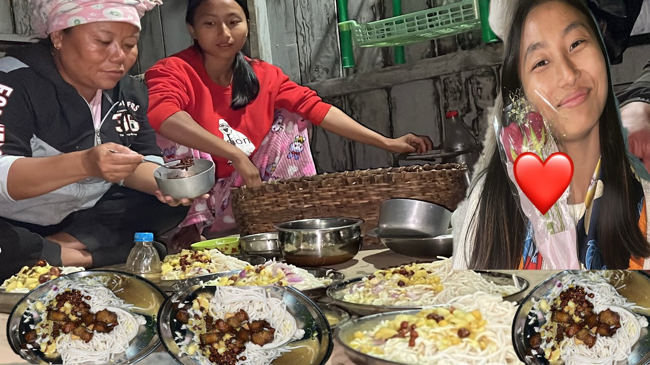 #villagelife Birthdayko🎂🥳 Awasarma Dallako Gharma Thuppa Khaiyo🍜😋#villagerlifestyle #vlog 