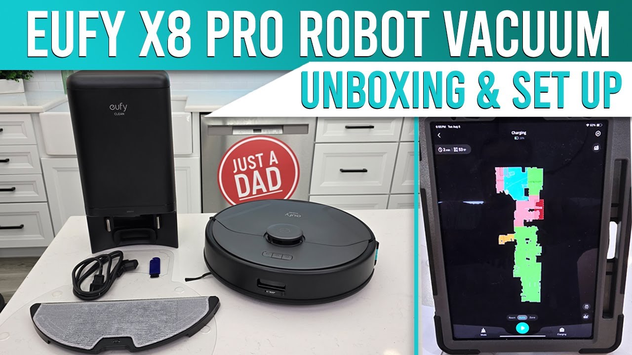 Eufy X8 Pro Robot Vacuum & Self-Empty Station UNBOXING & SET UP