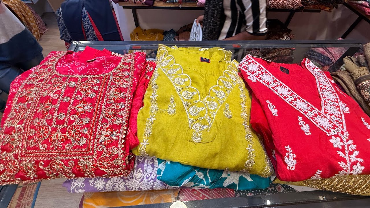Bangalorewholesale pureJaipuricotton kurti &Kurtis sets Starting 200 /-single piece courieravailable