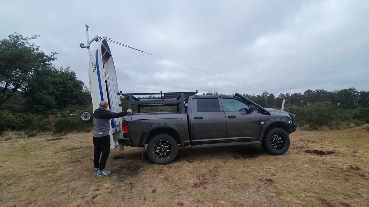 Ram 1500 custom boat loader