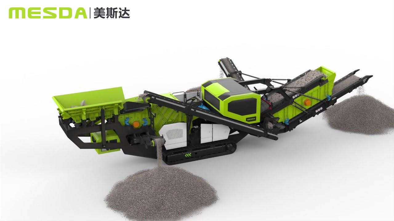 Mesda Mobile Impact Crusher PT260IS with Hybrid Power System