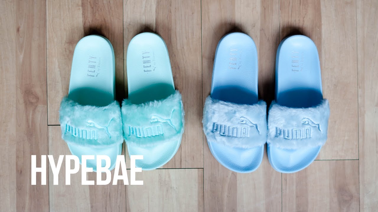 Fenty PUMA by Rihanna Summer Fur Slides Unboxing