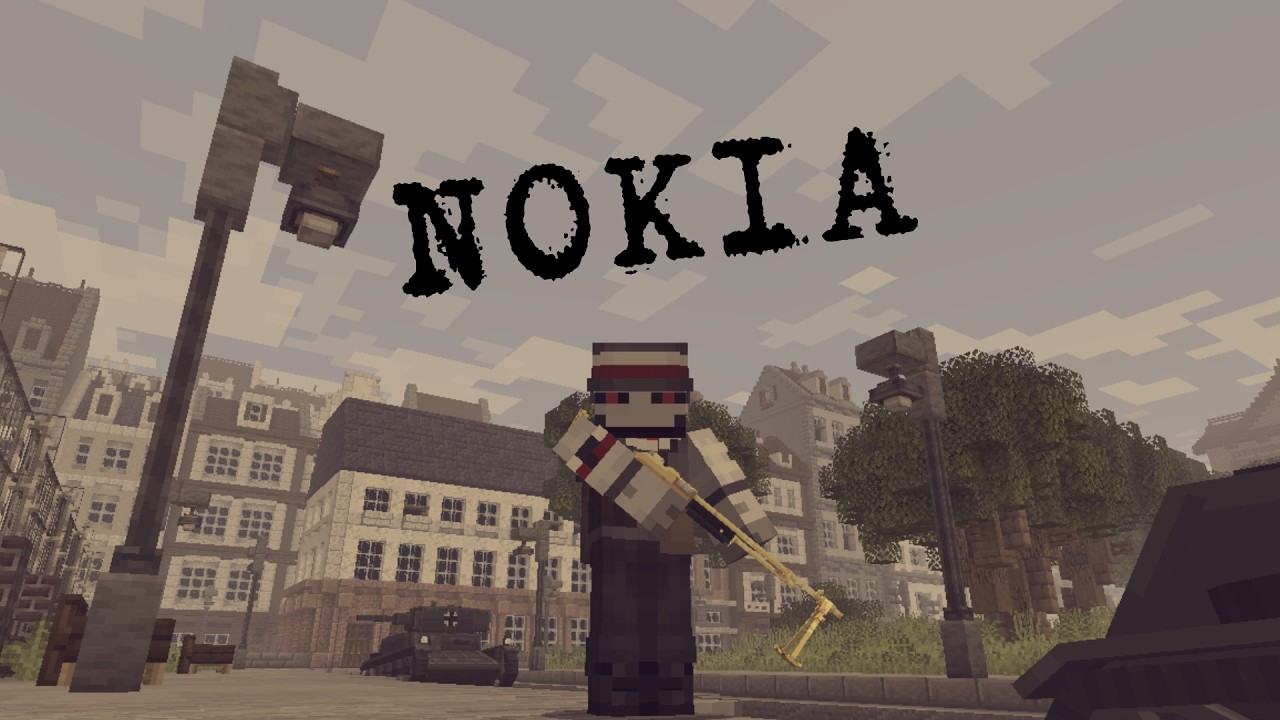 NOKIA - Minecraft in WW2 Blockfront Montage