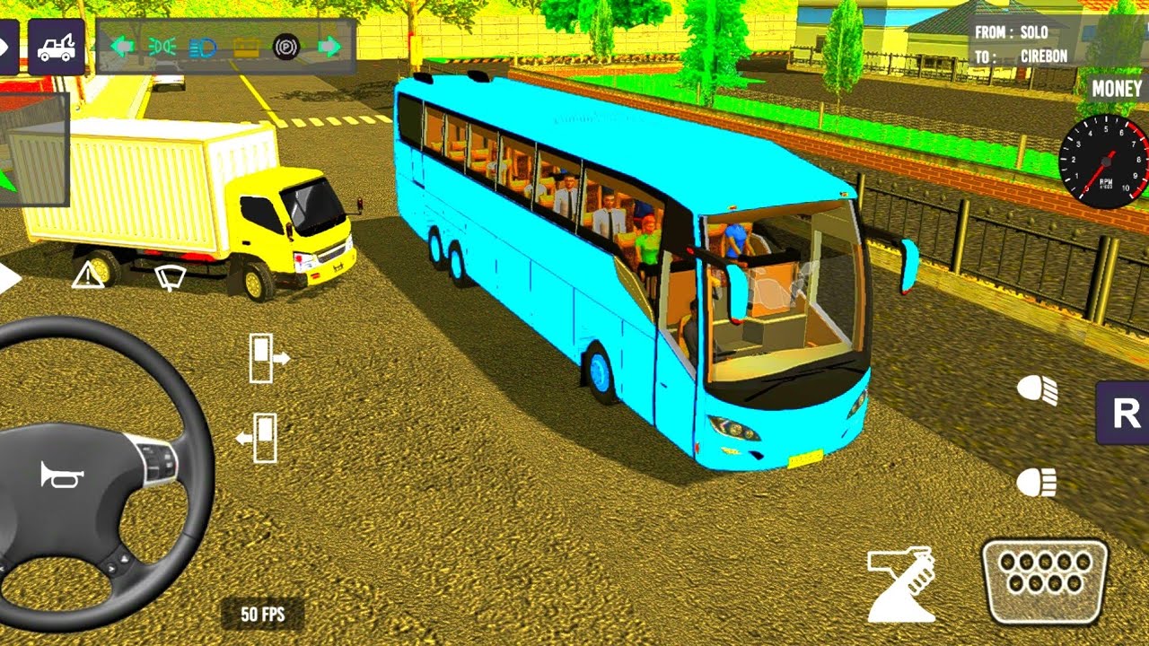Indonesia Coach bus driving | Euro bus simulator 2025 Android gameplay #game 1