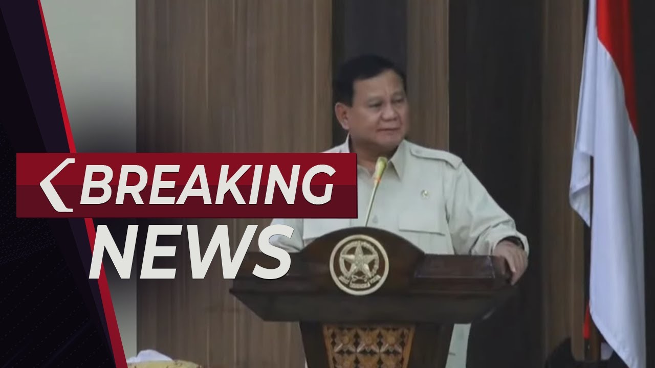 BREAKING NEWS - Pidato Menhan Prabowo Subianto di Dialog Kebangsaan Sespim Lemdiklat Polri