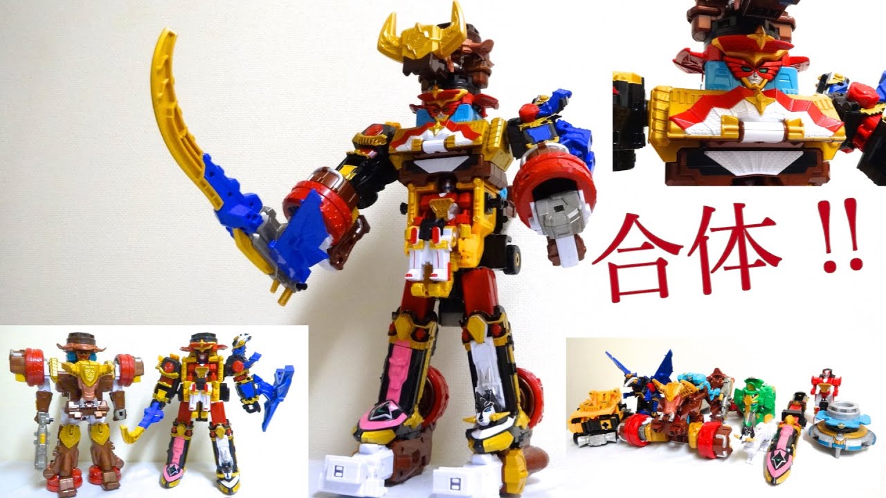 【手裏剣戦隊ニンニンジャー】シュリケン合体 キングシュリケンジン レビュー / Shuriken Sentai Ninninger King Shurikenjin review
