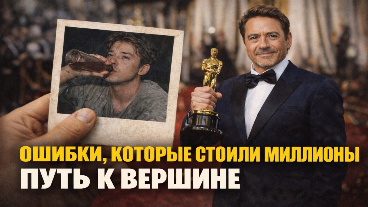 Запрещенка, решётка, отчаяние — и один бургер, изменивший всё: история воскрешения Дауни‑младшего!