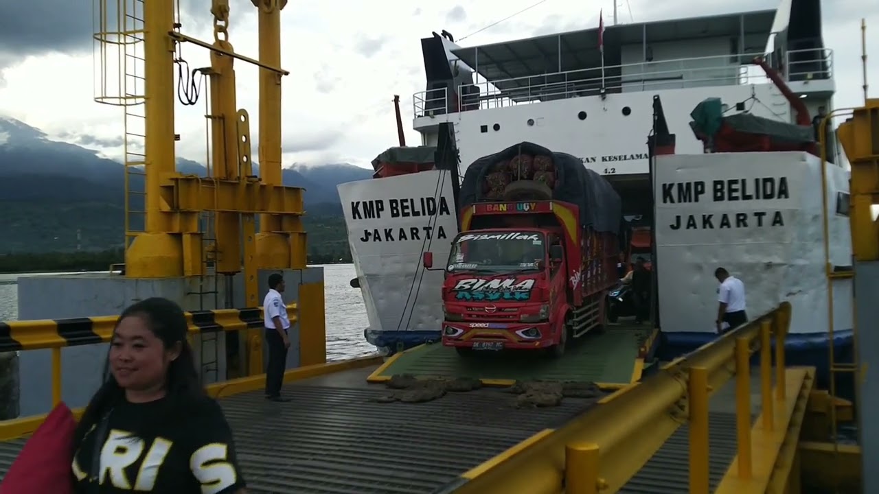 Kmp Belida Jakarta | Docked at Kayangan Port | Sailing From Sumbawa | February 16,2023 | 05.04 p.m