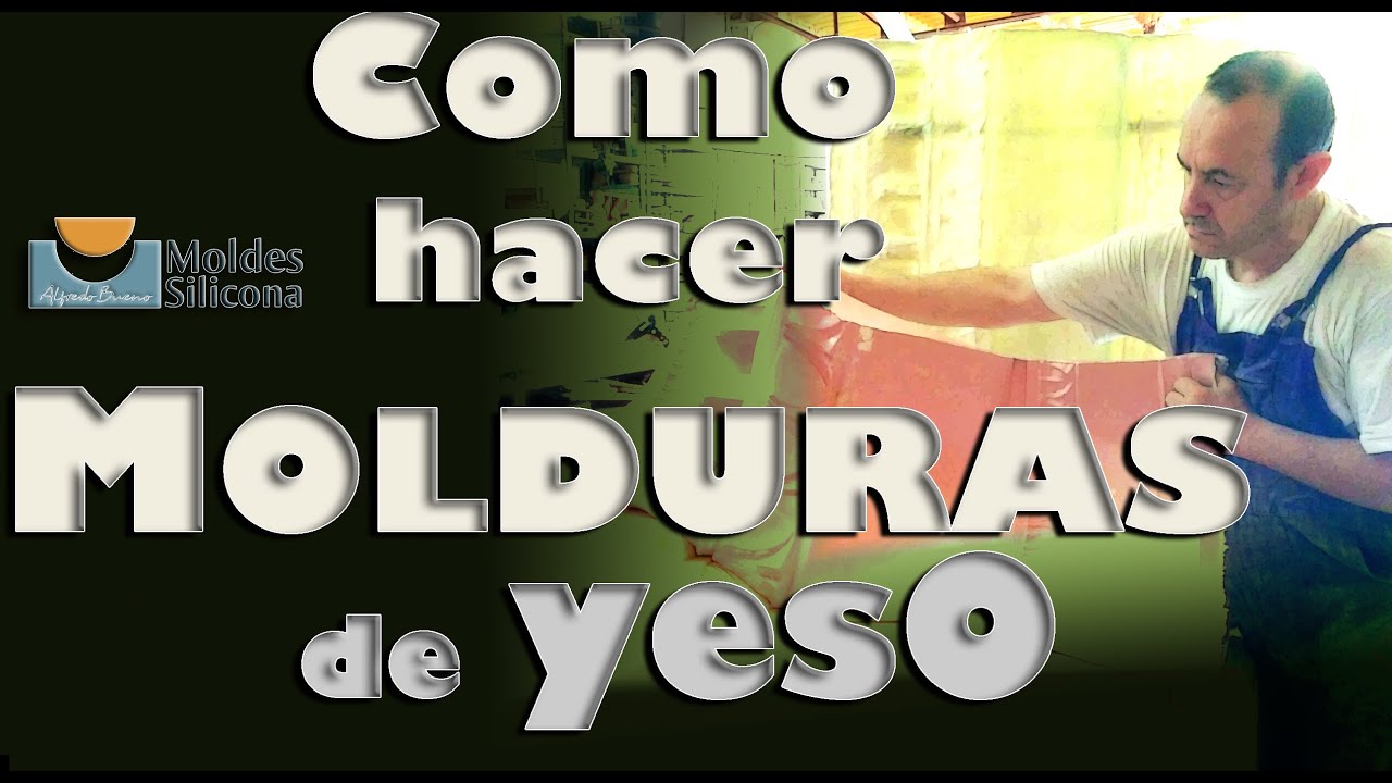 💠Como hacer Molduras de yeso con *moldes de silicona ‼2014