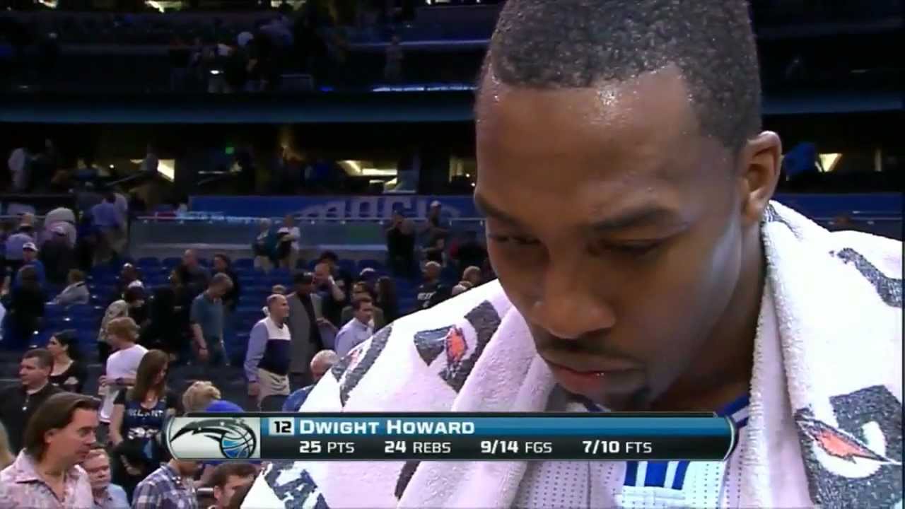 02.08.2012 - Dwight Howard Highlights vs Heat 25 Pts (24 Reb + Nice Dunkfest)