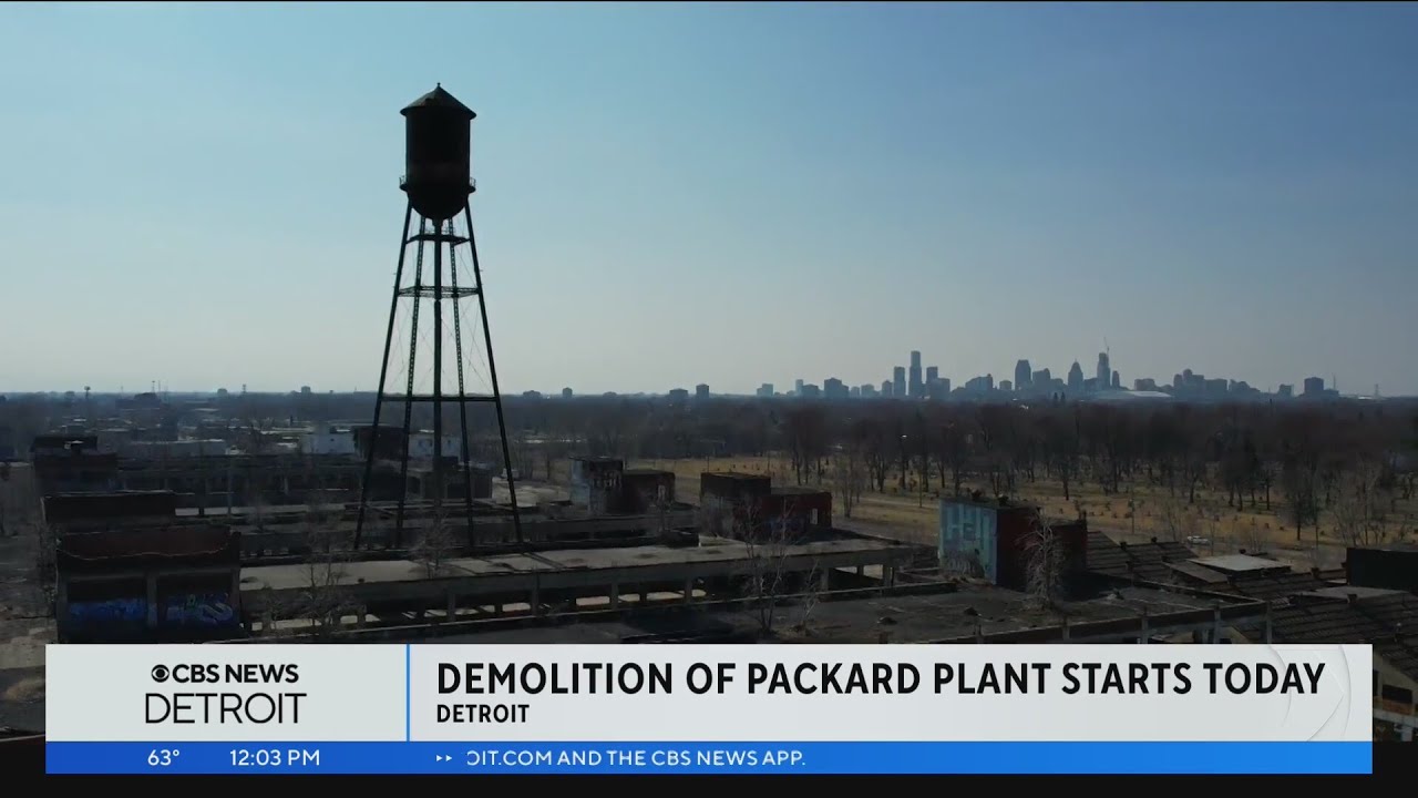 Demolition of Packard Plant starts Monday