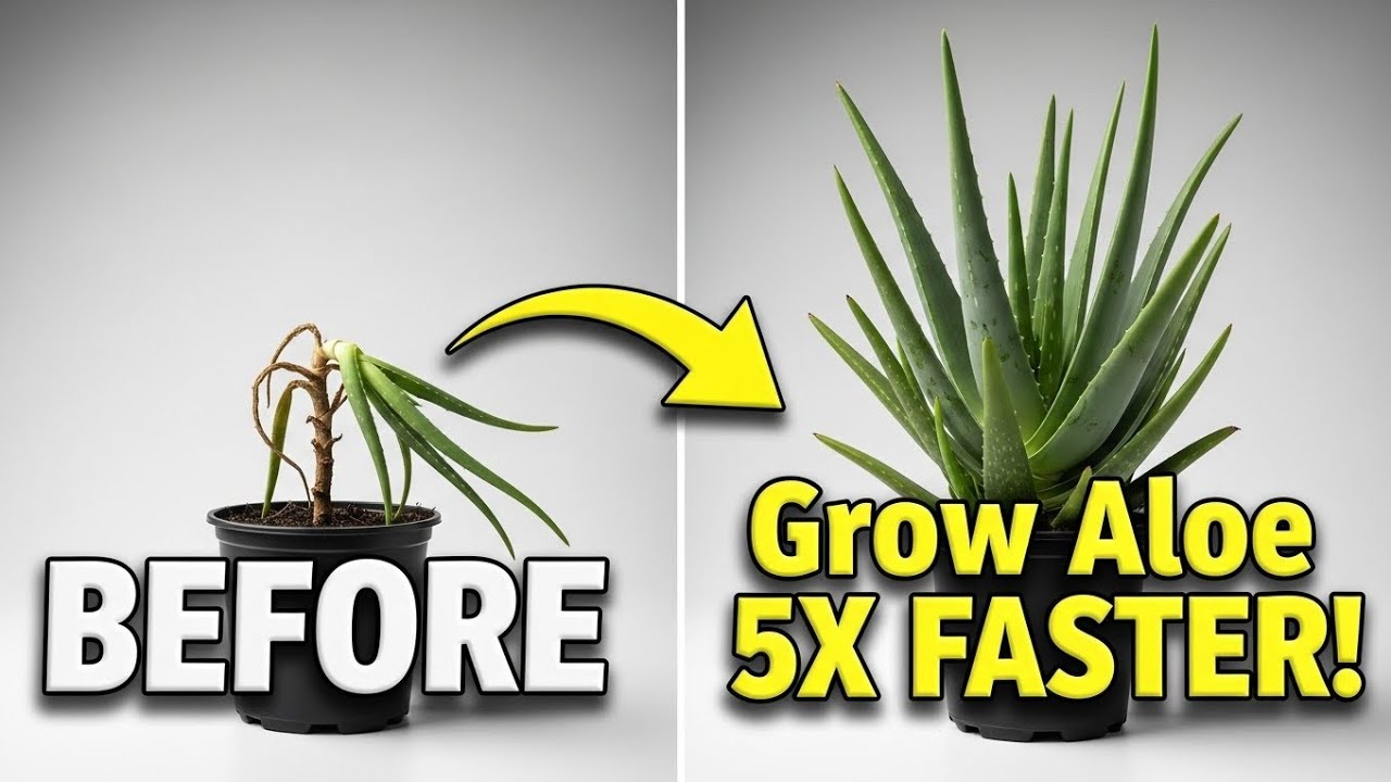 7 Secret to Growing Aloe Vera FAST (stop killing it with kindness!)
