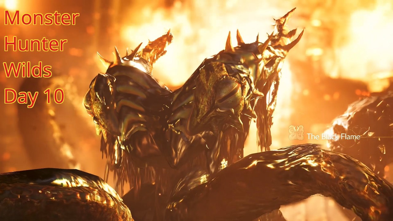 Playing Monster Hunter Wilds, Day 10 - main story.