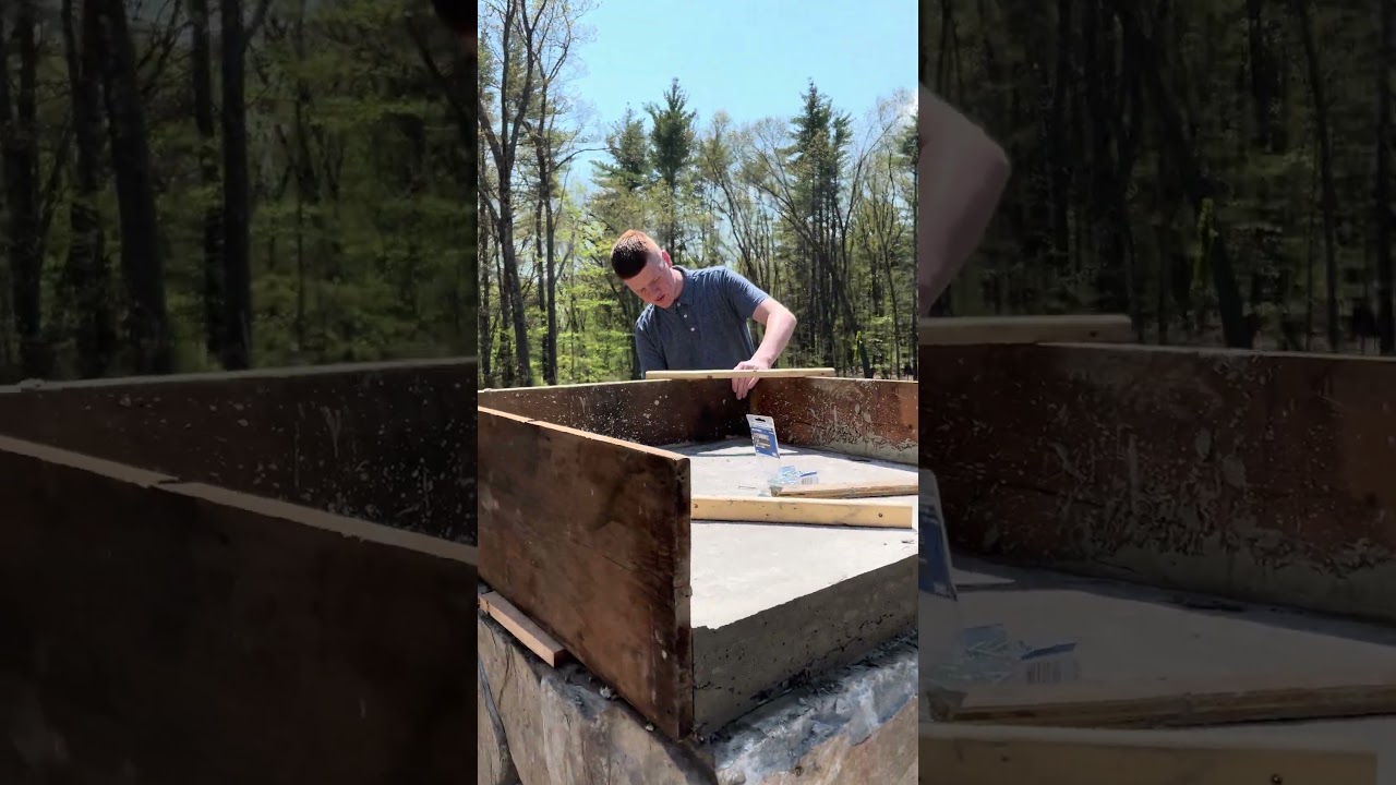 The Jesuit Monastery | Final touches for the base foundation for the crucifix! #bostonlatinmass #diy