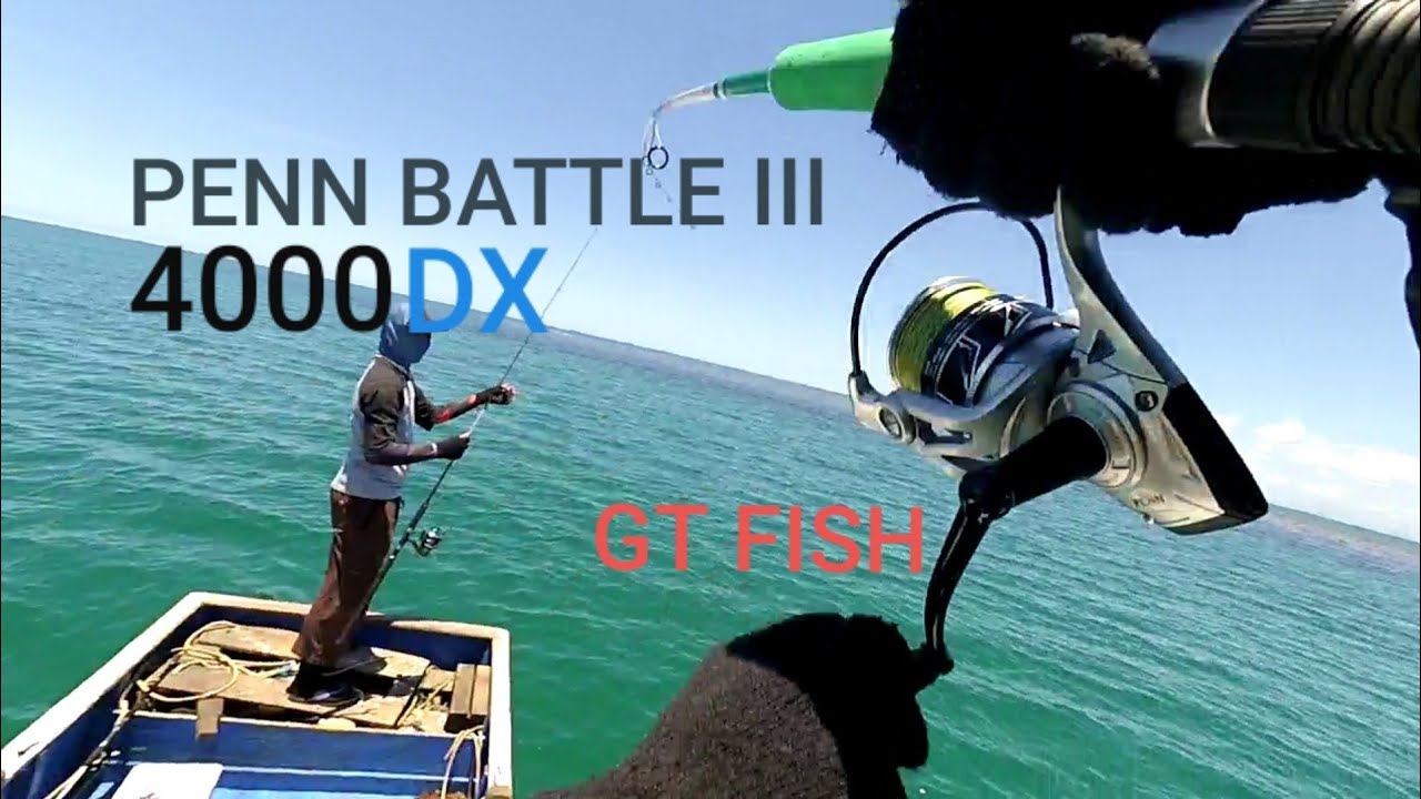 mancing popping pake penn Battle iii 4000 Dx vs GT