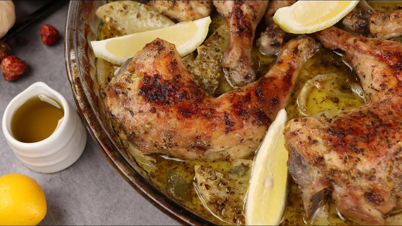 الدجاج بالثوم والليمون ، سهلة خفيفة ولطيفة وكتير طيبة ❤️😋