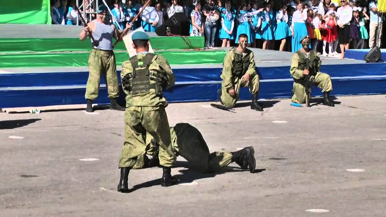 День города Вольска - Выступление группы воинов-разведчиков отдельной Донской казачьей бригады ВДВ