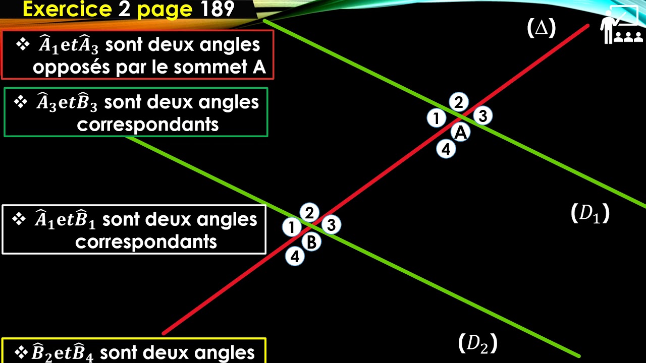 exercices 2 et 3 page 189   MAXImath 1er AC