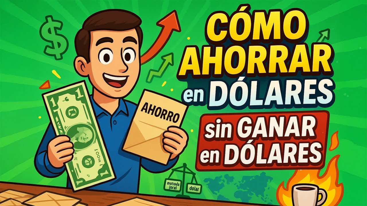 C&Oacute;MO AHORRAR en D&Oacute;LARES sin GANAR en D&Oacute;LARES 💵🔥 Gu&iacute;a REALISTA (que S&Iacute; funciona)