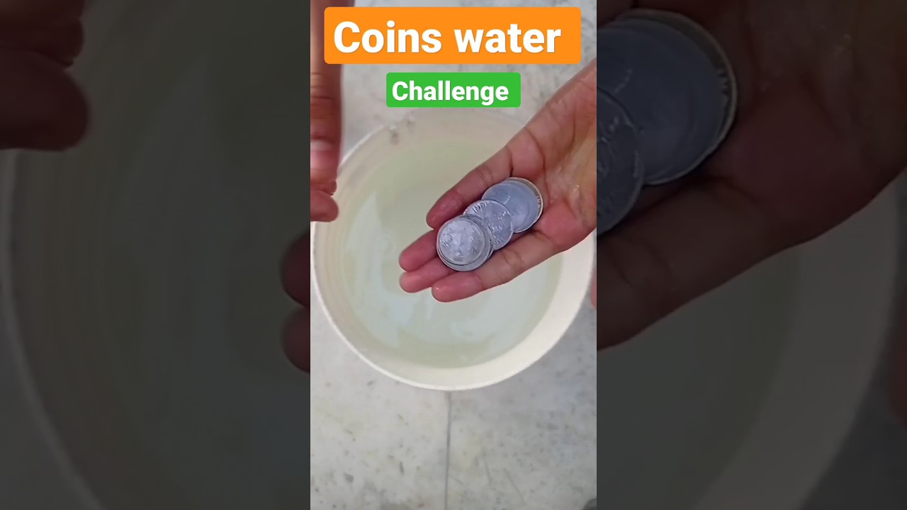 coins water challenge 🪙 doobey gehraiyaan ⛲ coins challenge | water challenge