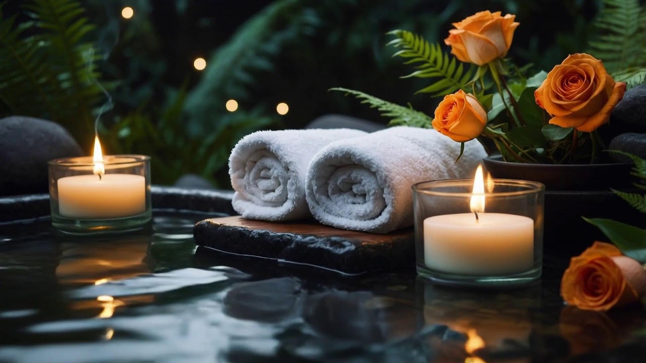 Relaxing Spa Music 🌺 Calm Your Mind Instantly, Release Stress, Insomnia Healing Piano Music 17