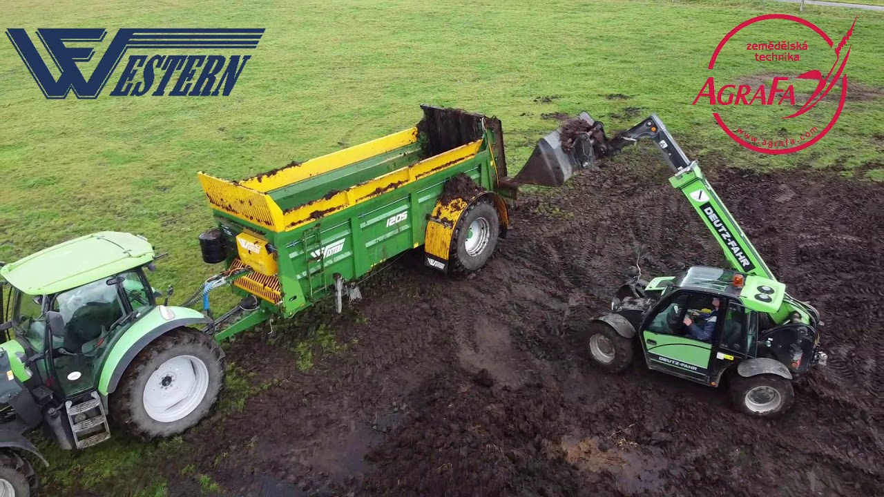Rozmetadlo hnoje WESTERN FABRICATION WF 12 DS (AGRAFA 2020)