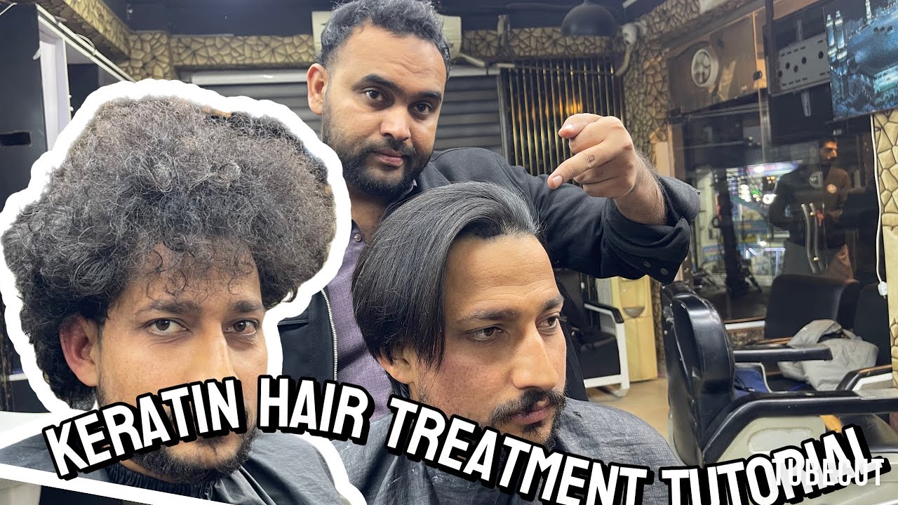 Keratin Hair Treatment curly to straight Hair step by step tutorial #keratinhairtreatment@paksalon 