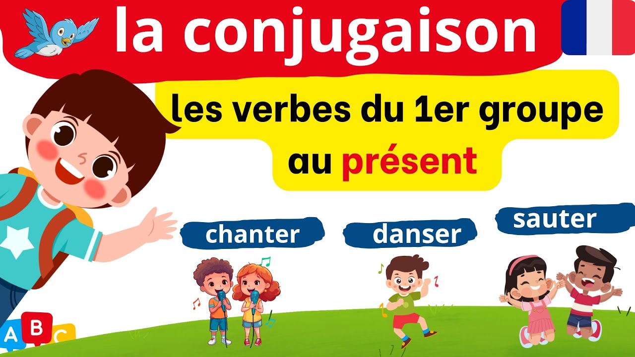 La Conjugaison des Verbes du 1er Groupe au présent – Facile