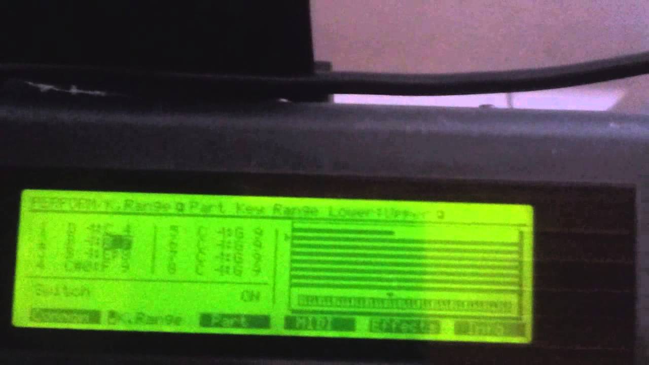 Roland XP 80 tutorial dividir teclado split keys