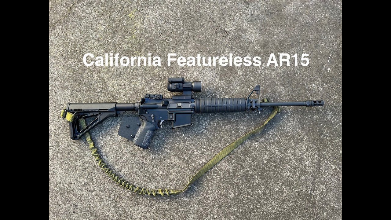 What is a California Featureless AR15?